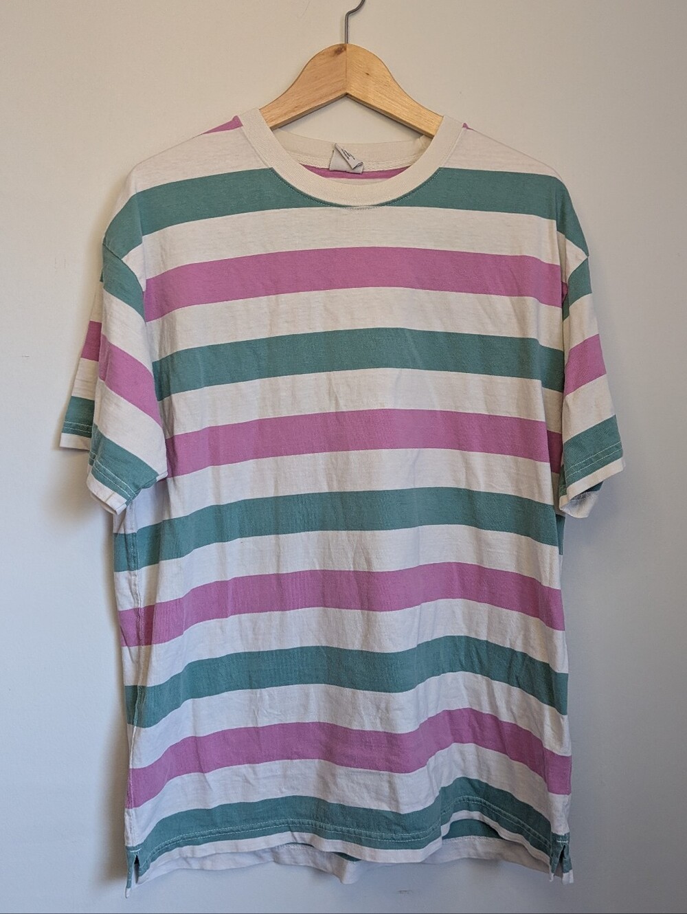 Urban Outfitters Striped T-shirt Mens Small Oversized (fits L) Streetwear Skate